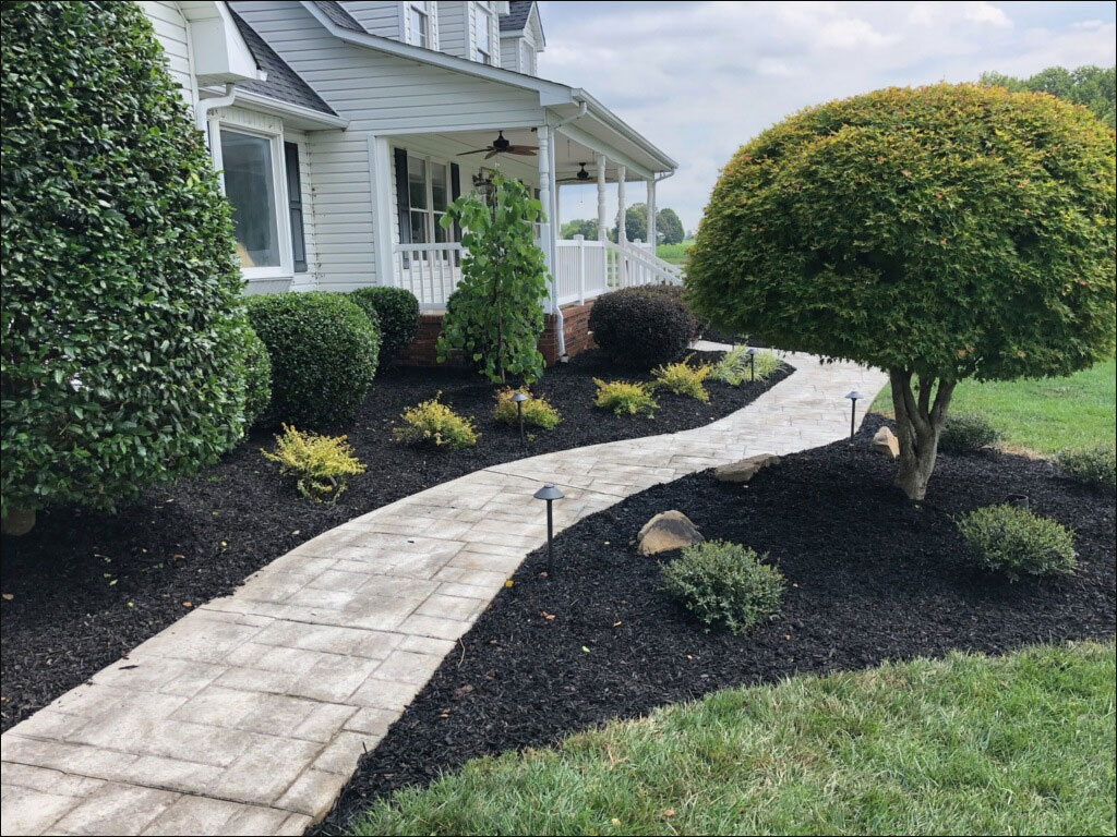 Landscaping example.
